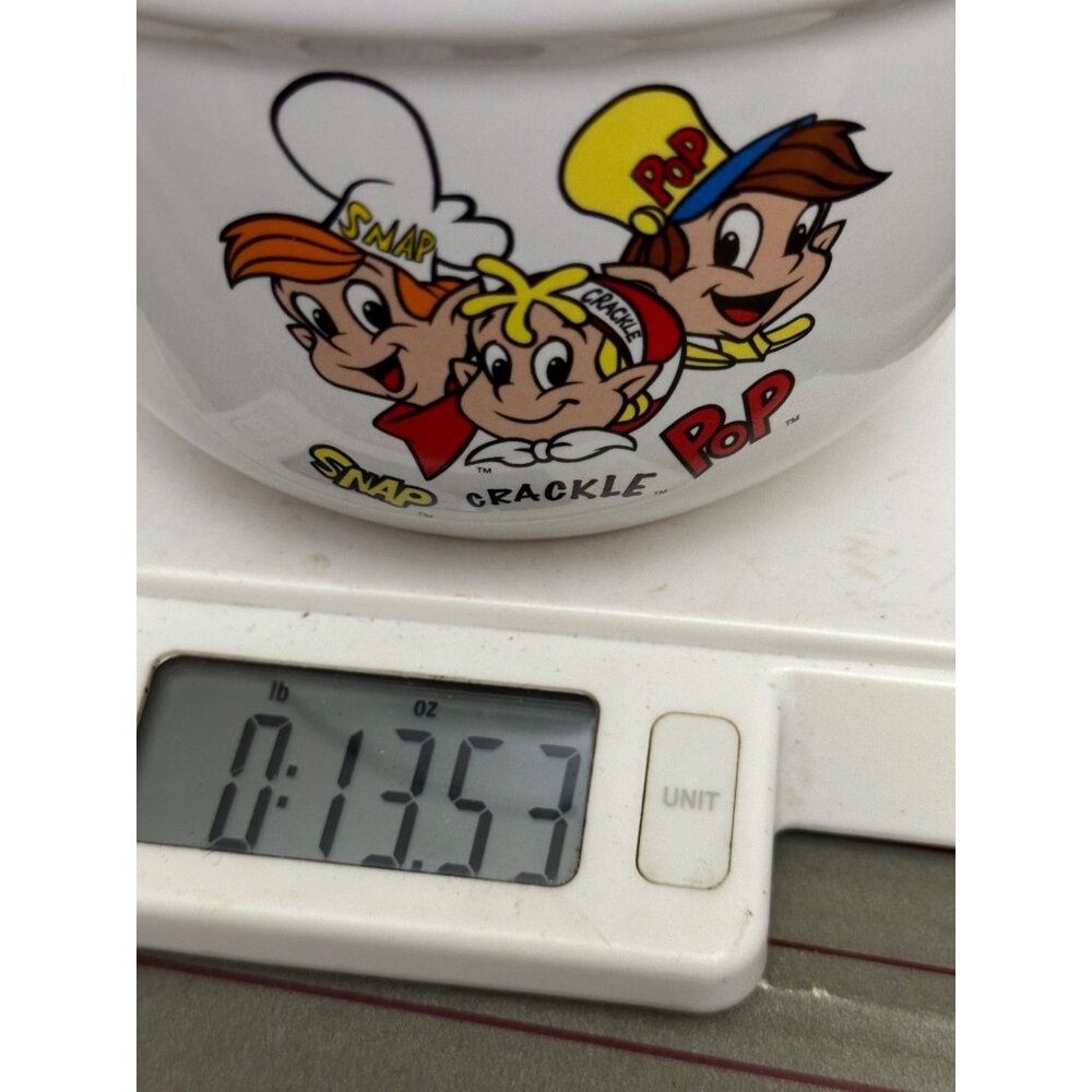 2001‎ Kellogg's Snap Crackle Pop Cereal Bowl Houston Harvest - Picture 9 of 10